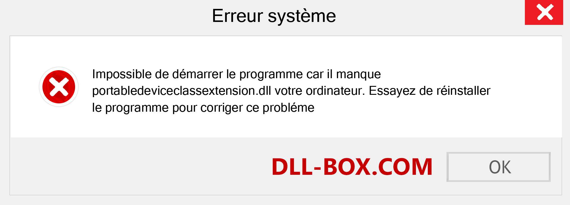 Le fichier portabledeviceclassextension.dll est manquant ?. Télécharger pour Windows 7, 8, 10 - Correction de l'erreur manquante portabledeviceclassextension dll sur Windows, photos, images